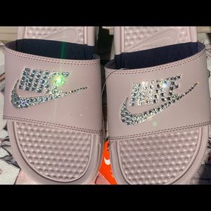 Nike Benassi with Swarovski sz 7